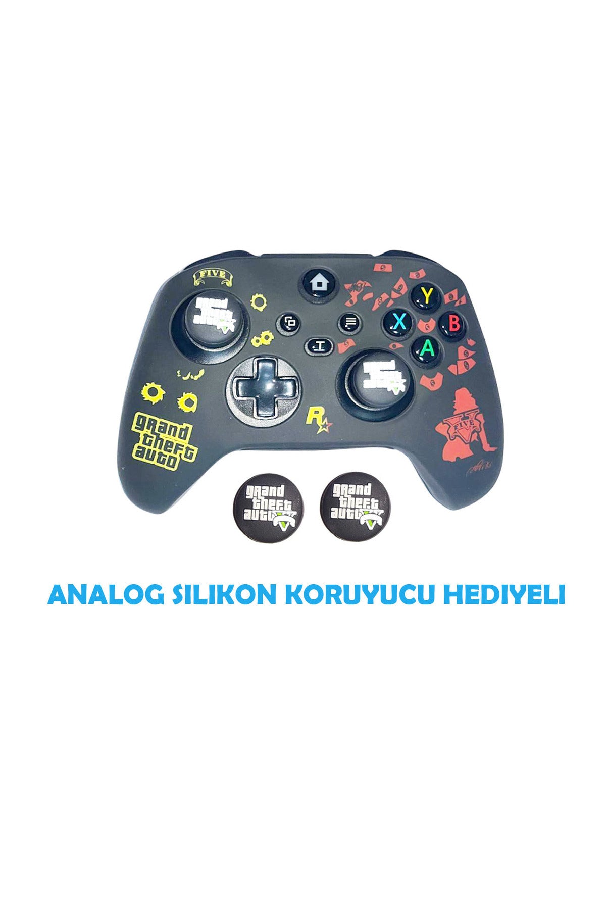 Xbox Series S/series X Grand Teft Auto Koruyucu Silikon Kılıf + Analog Silikon Koruyucu