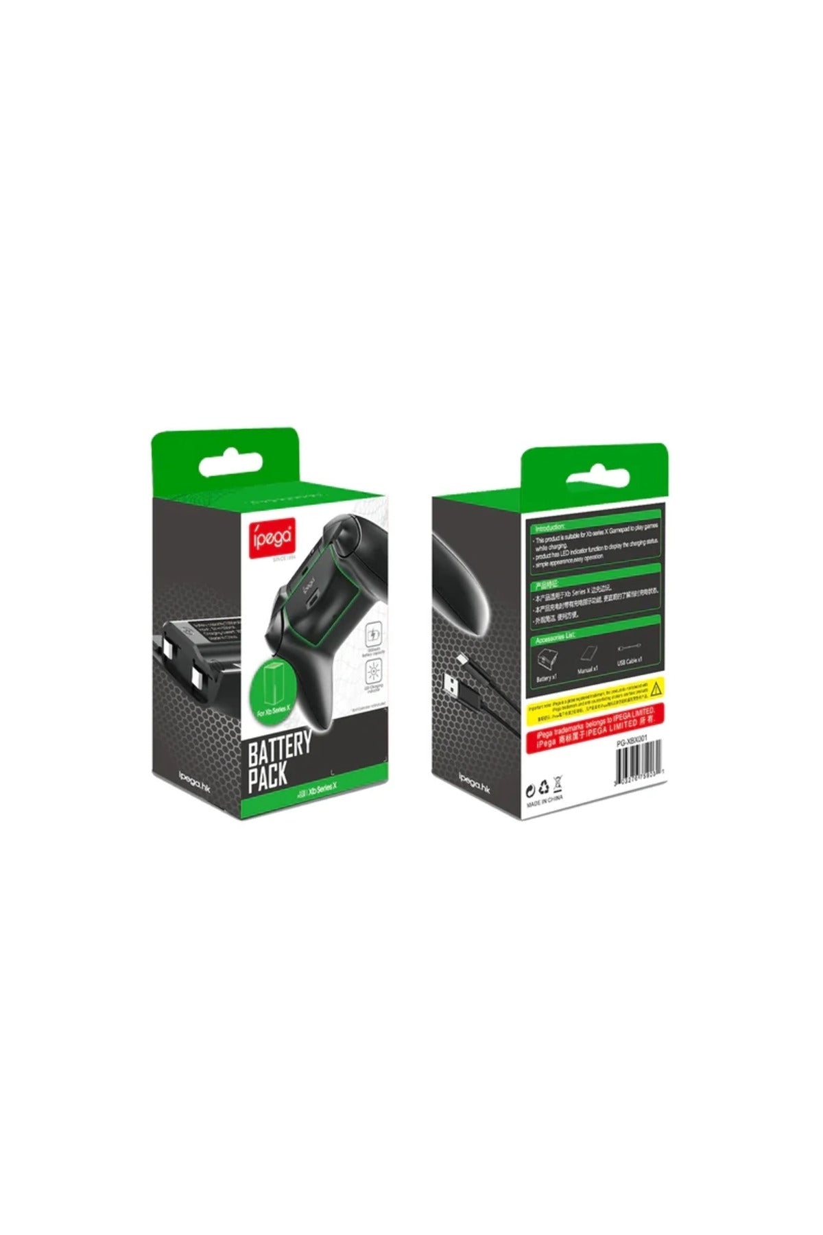 İpega Xbox Series X/s Oyun Kolu Joystick Led Göstergeli Şarj Edilebilir Pil