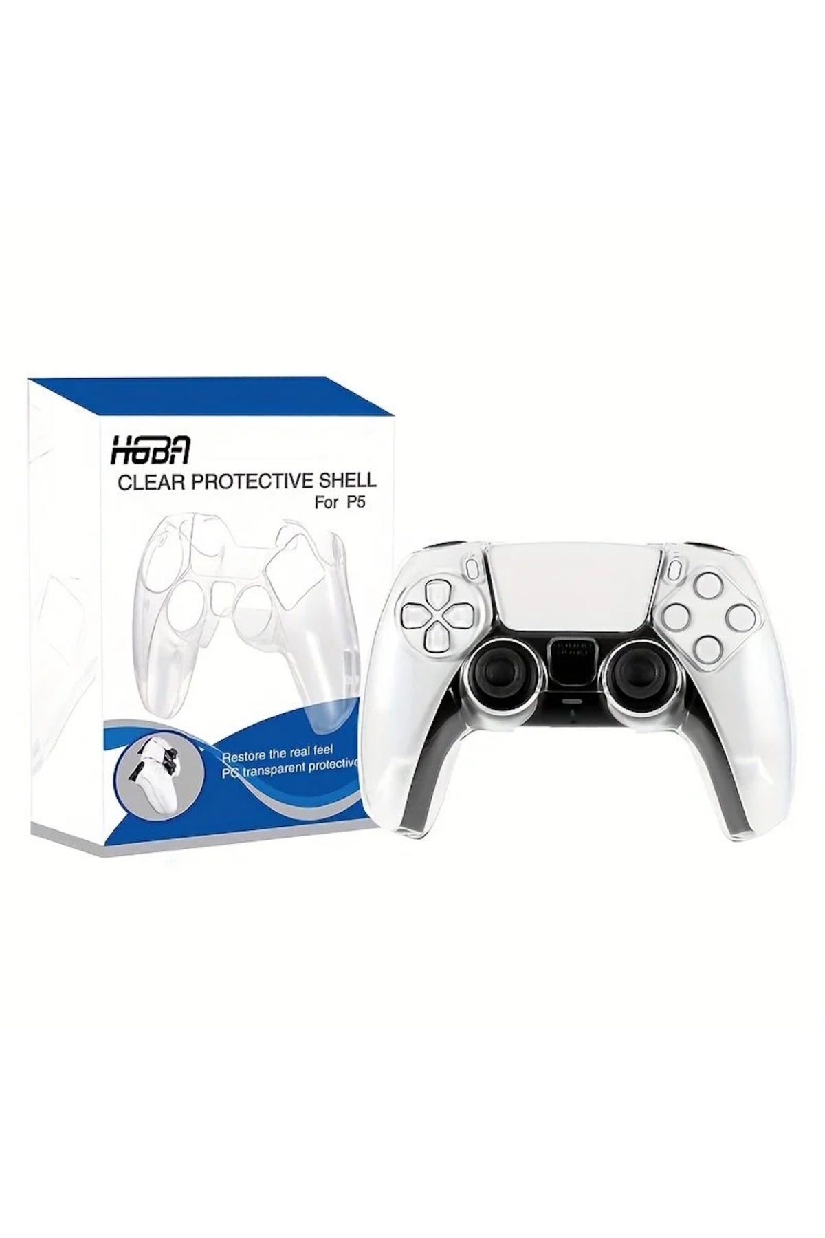 PS5 Uyumlu Şeffaf Kristal Koruyucu Kılıf - HP-012