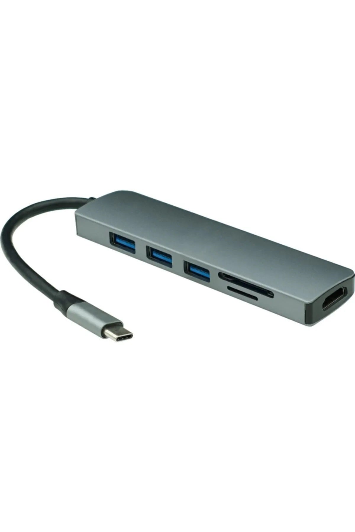 6-1 Apple Uyumlu MacBook Matebook Usb 3.0 Kart Okuyucu Hdmi Type-c Çevirici HDMI