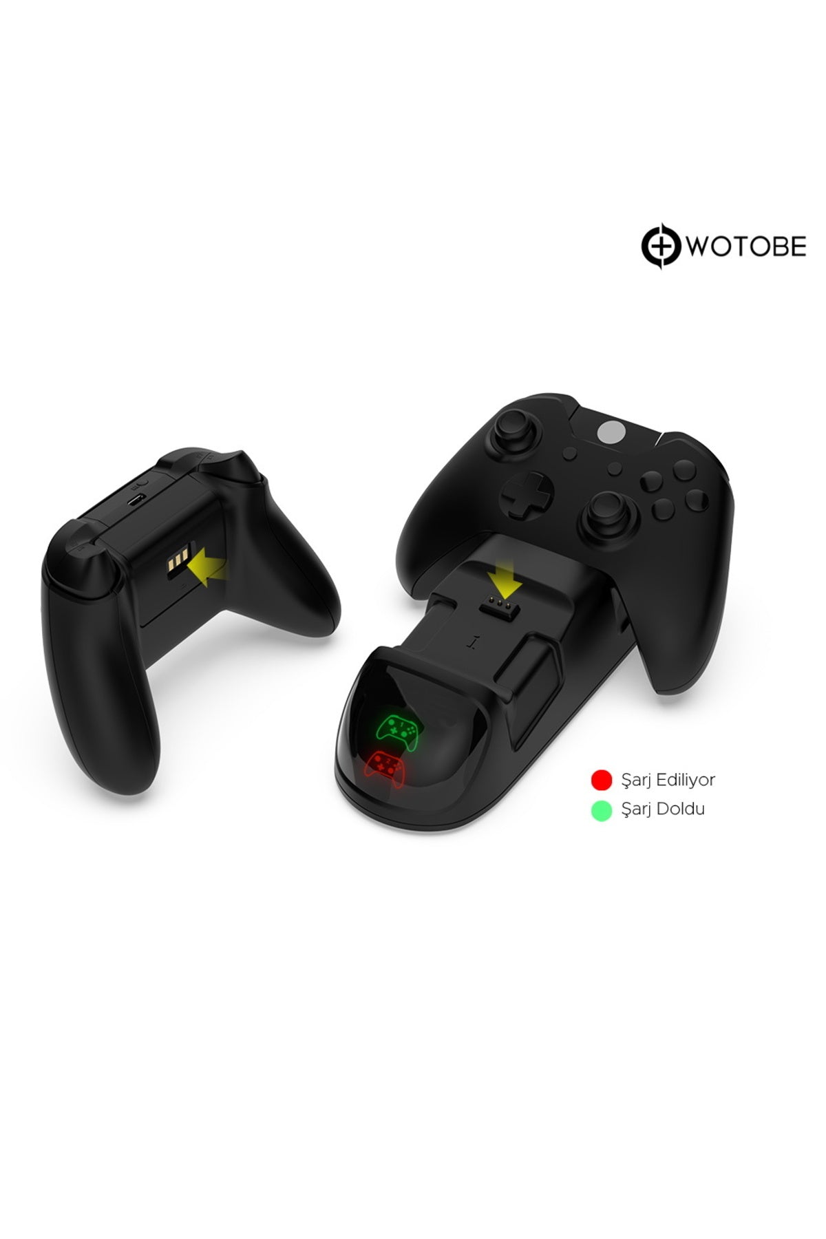 Led Göstergeli Xbox One/series S/x Uyumlu Şarj Istasyonu Ve Şarj Edilebilir Pil Set