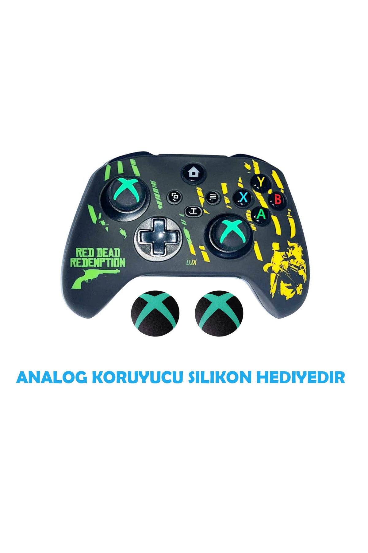 Xbox Series S/series X Red Dead Redmeption Koruyucu Silikon Kılıf + Analog Silikon Koruyucu