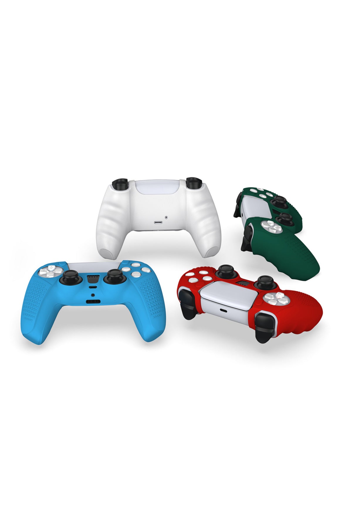 Resident Evıl Desenli Sony Ps5/ps4/ps3 Uyumlu Analog Koruyucu Silikon Pad Mavi