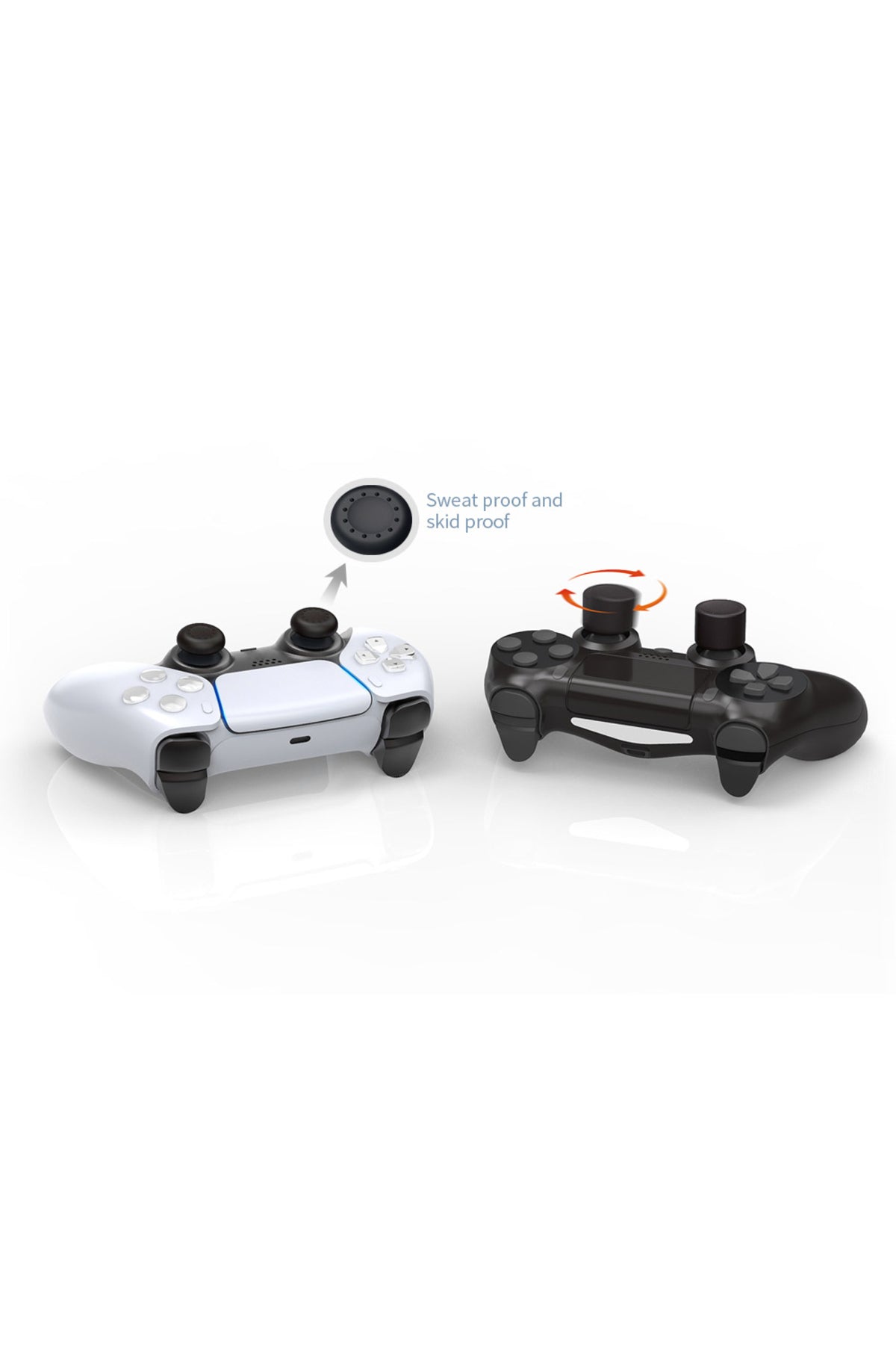 Ty-0817 Ps5/ps4 Silikon Analog Yükseltici Ve Koruyucu Başlık Kiti
