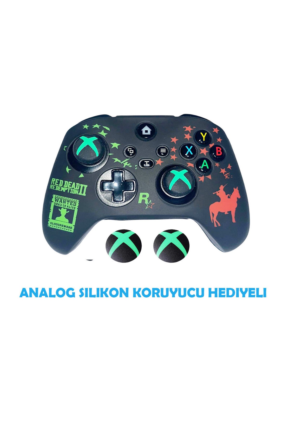 Xbox Series S/series X Red Dead Redemption Koruyucu Silikon Kılıf + Analog Silikon Koruyucu