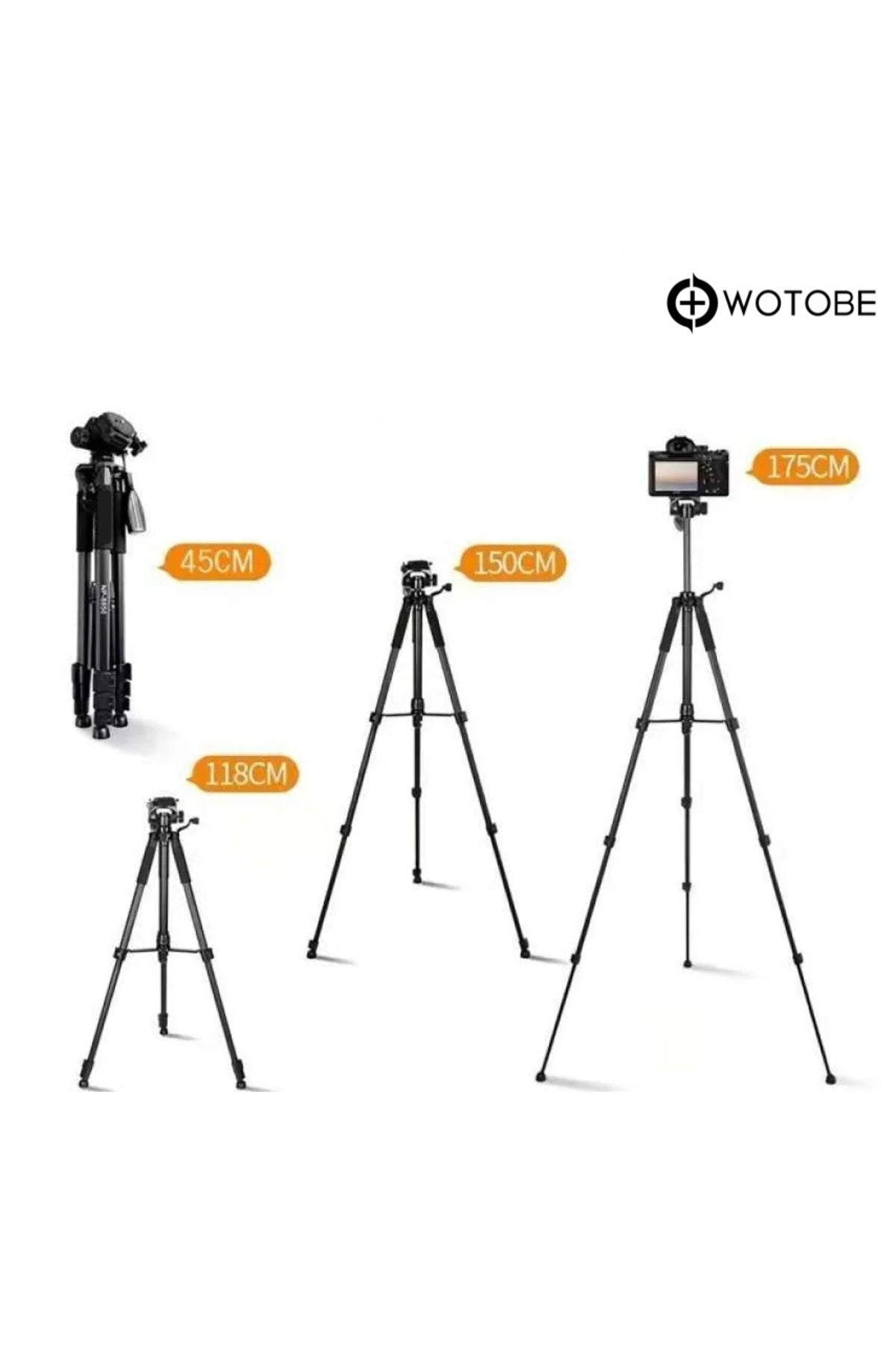 Bluetooth Kumandalı Ayarlanabilir Android Apple Uyumlu iOS Kamera Tutucu Çanta Sabitleyici Tripod