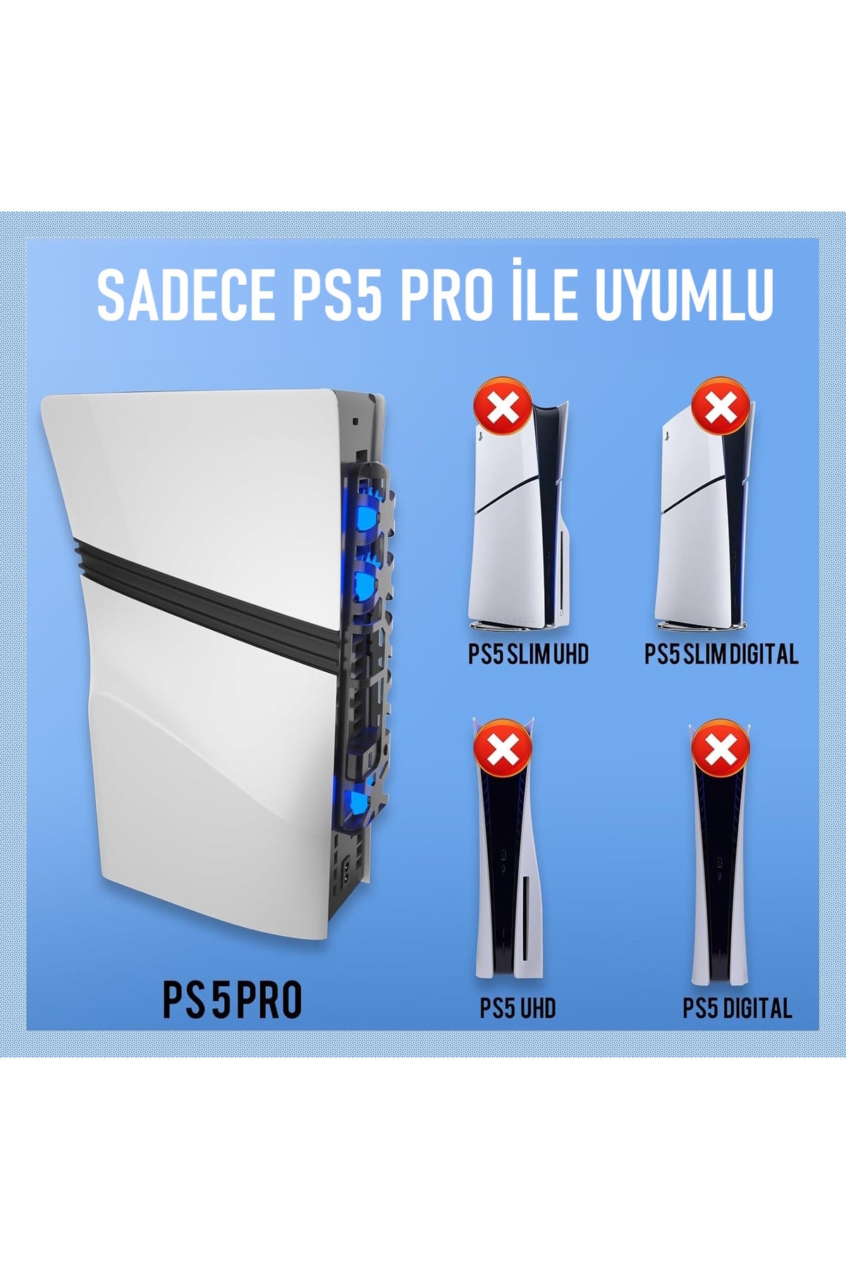 P5D-020 PS5 Pro RGB Soğutucu Fan