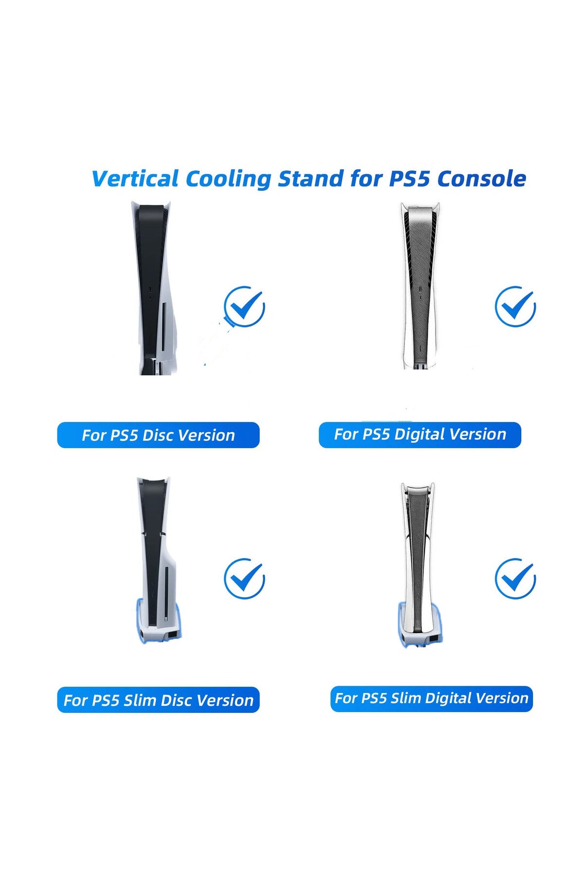 Tp5-3557 Ps5 Slim Ve Tüm Modeller İçin Multi Fonksiyon Soğutma Ve Şarj Ünitesi Uyumlu Siyah
