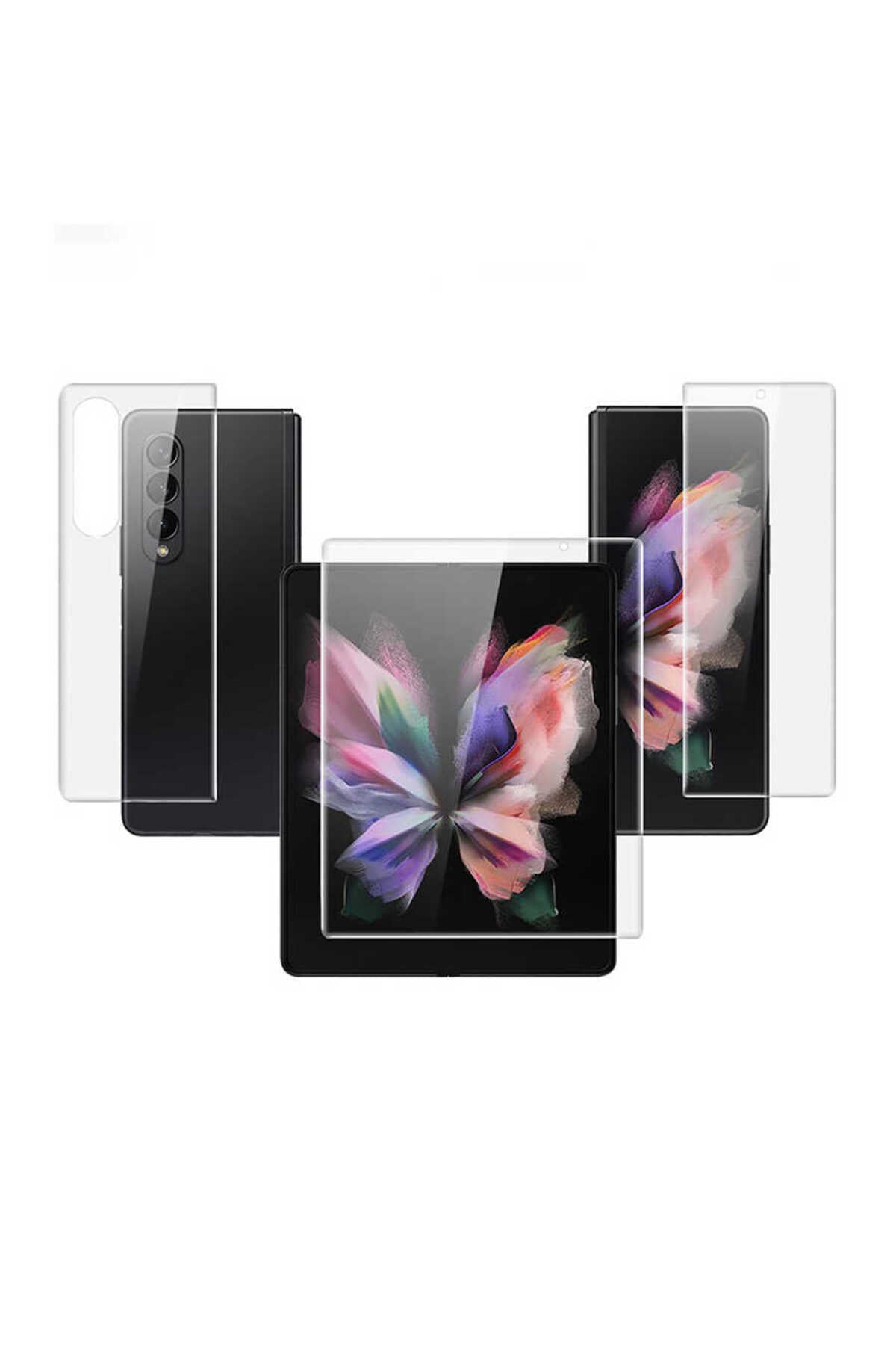Galaxy Uyumlu Z Fold 4 3d Side Glass Ekran Koruyucu