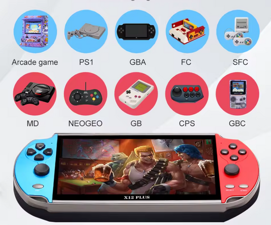 X12 Plus 16GB Rom 10.000+ Oyunlu 7 inç Atari