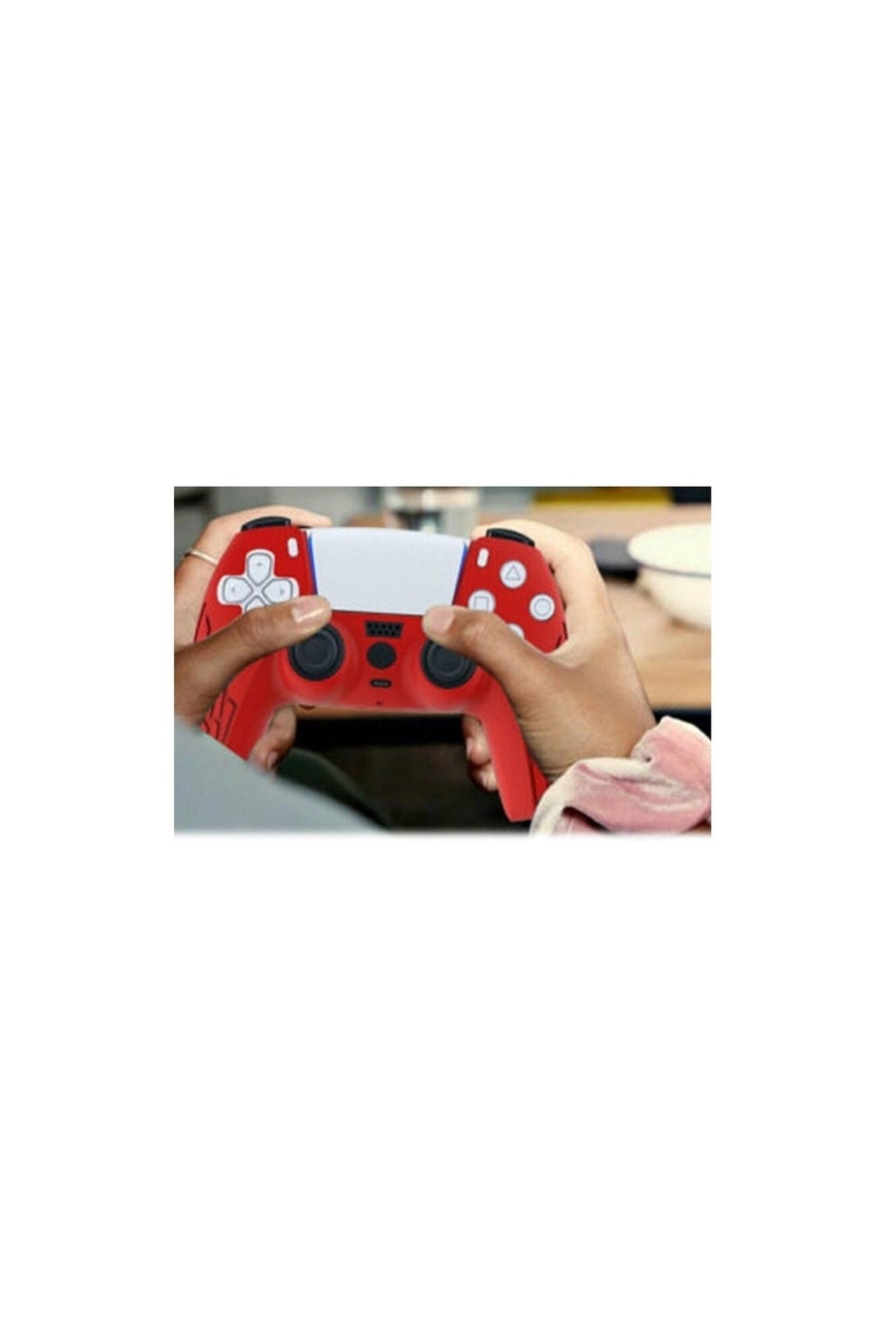 Cafele Ps5 Dualsense Joystick Silikon Kılıf + Analog Koruyucu Siyah