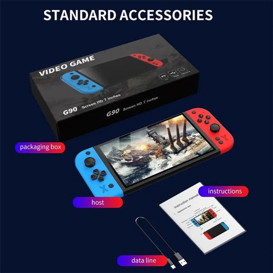 G90 7inç IPS HD Ekran Arcade Oyun Konsolu