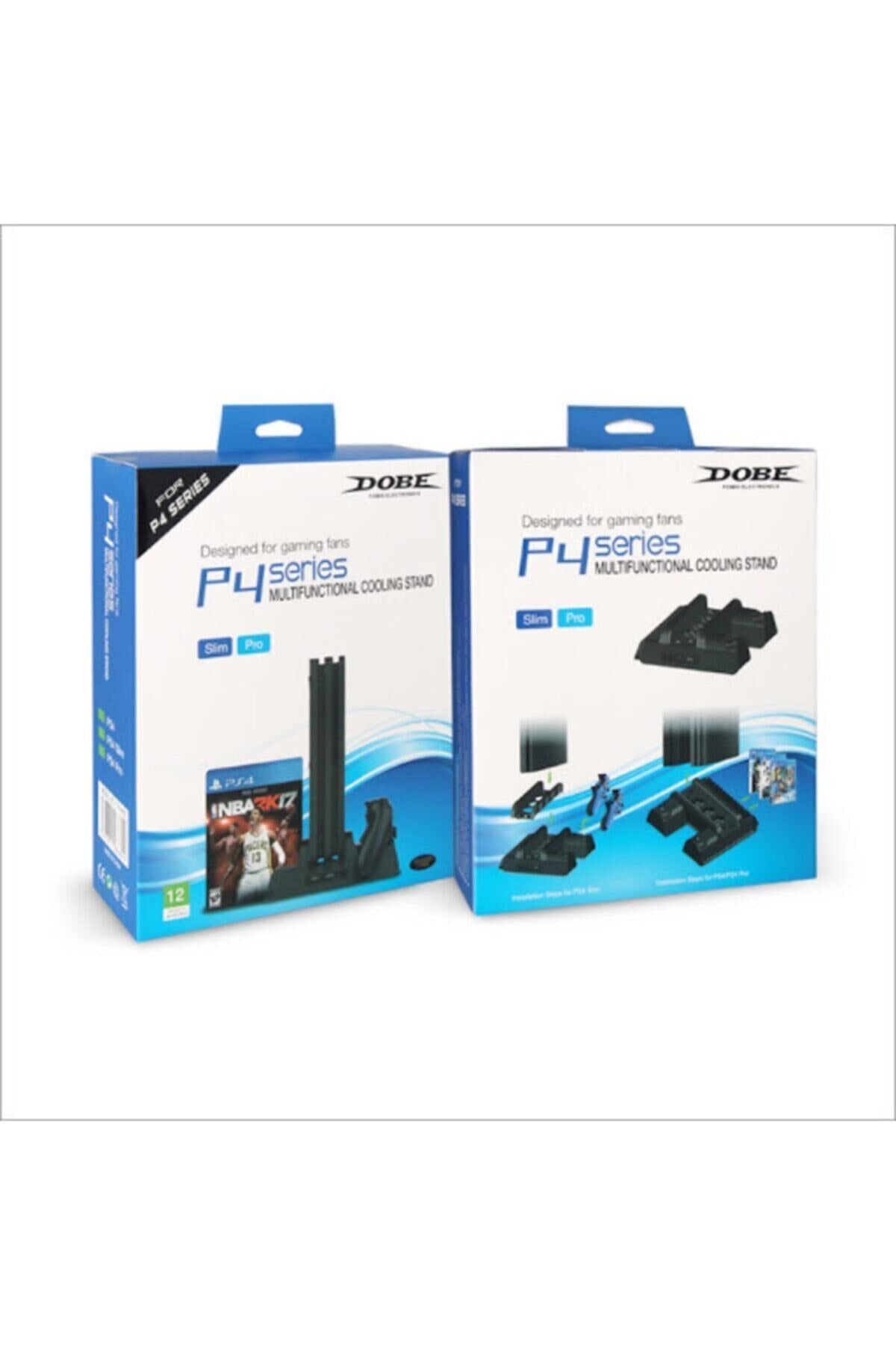 Playstation 4 Slim Ps4 Pro Uyumlu Fanlı Stand Ve Oyun Kolu Usb Şarjlı Ps4 Şarj Stand