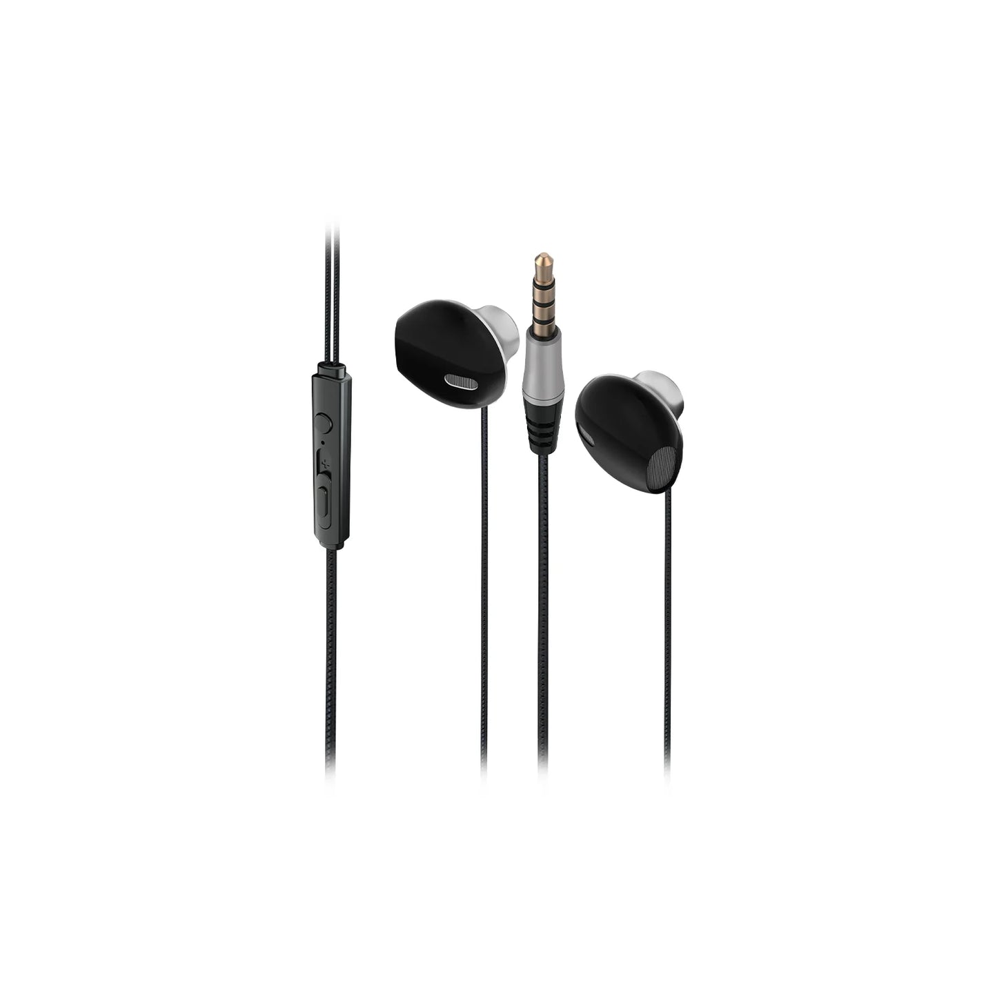 Lecoo EH101 Kablolu 3.5mm Jacklı Kulak İçi Mikrofonlu Kulaklık Siyah