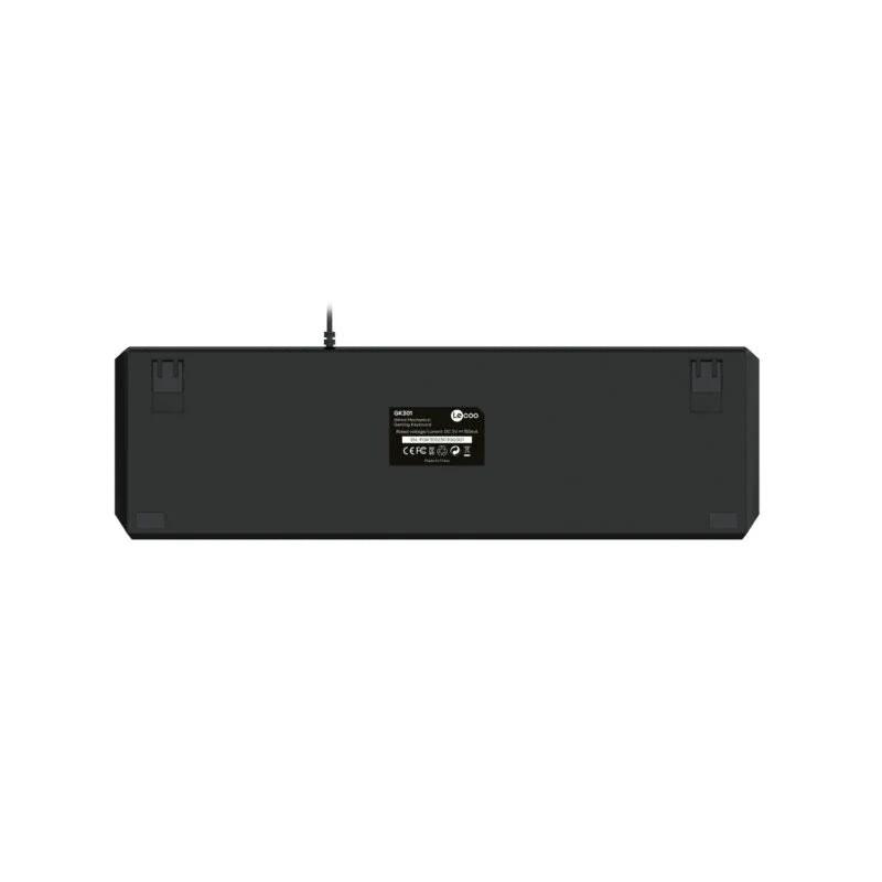 Lecoo GK301 USB Kablolu Makro Tuşlu Blue Switch RGB LED Aydınlatmalı Gaming Mekanik Türkçe Q Klavye Metalik Gri