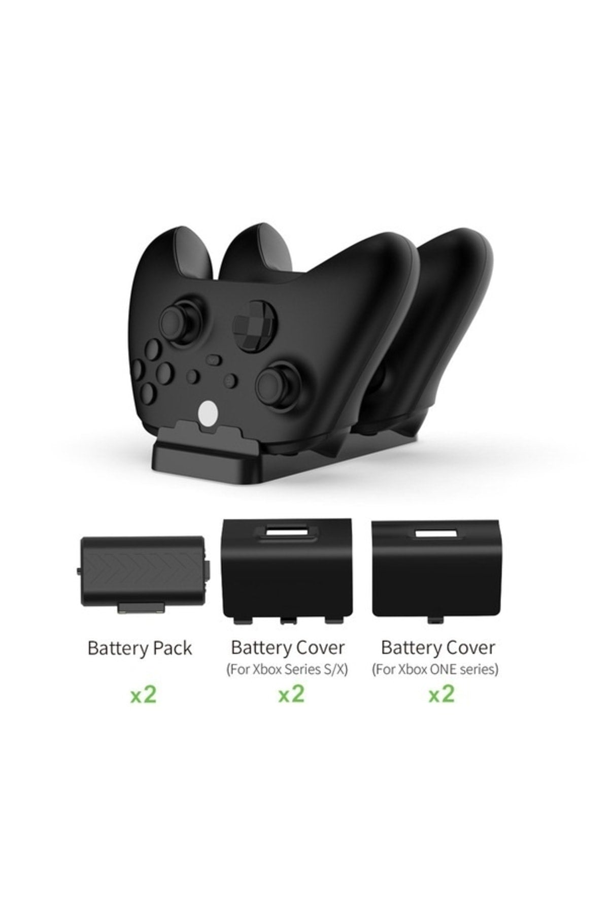 Tyx-532x Xbox One-one S-one X-elite Şarj Yuvalı Çift Pilli Şarj Istasyonu