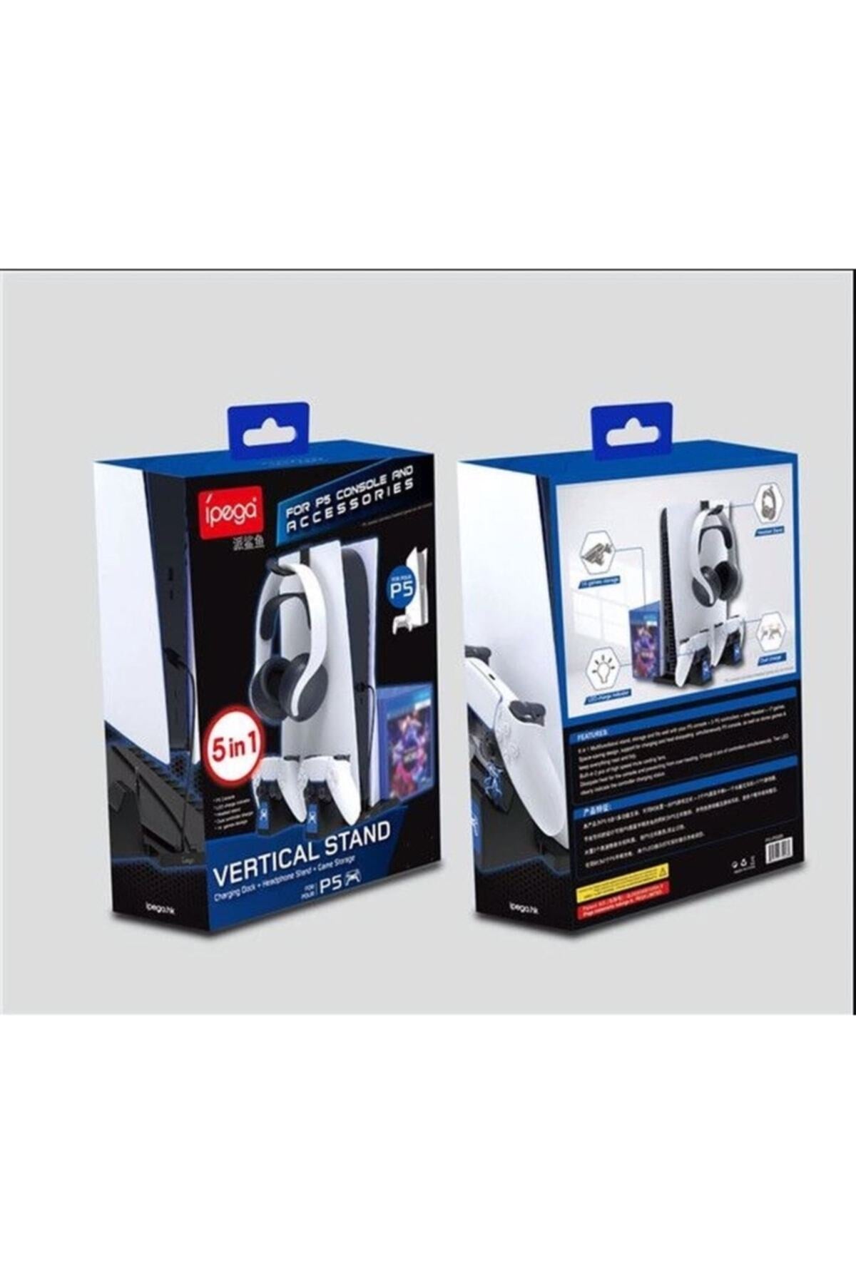 Pg-p5009 Ps5 Ve Aksesuarları İçin Çok İşlevli 5in1 Multi Stand