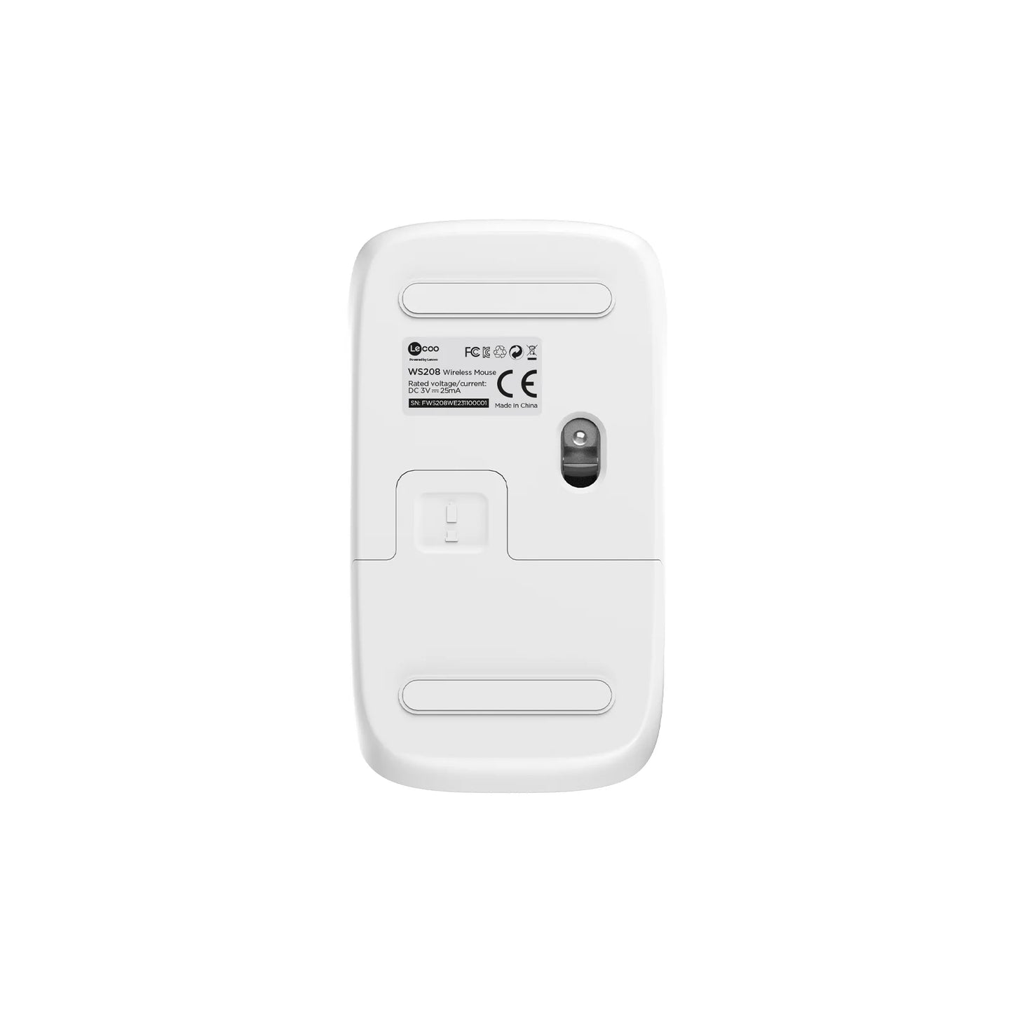Lecoo WS208 Kablosuz 1200DPI 3 Tuşlu Optik Mouse Beyaz