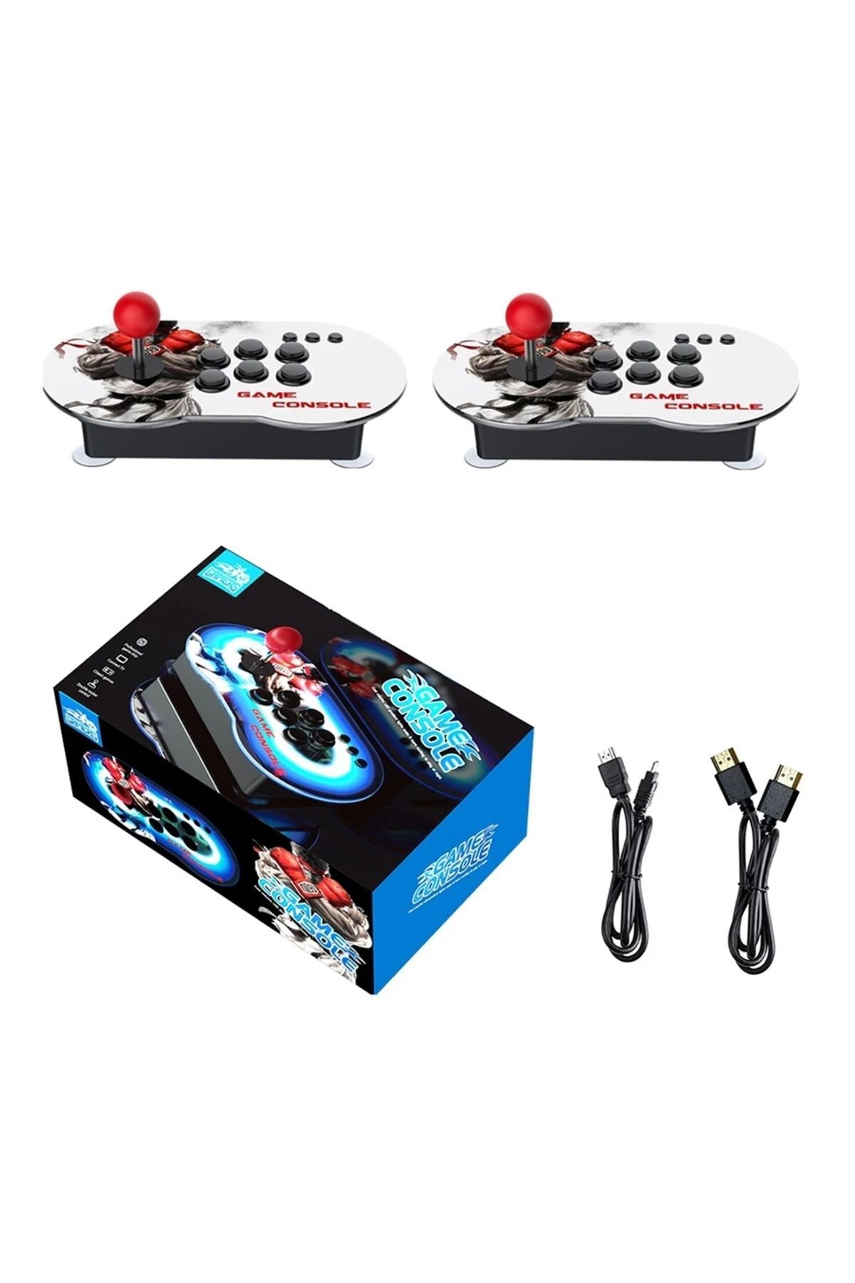 M9 64GB Arcade Retro 4K HDMI Oyun Konsolu 10000 Oyun Çift Kontroller