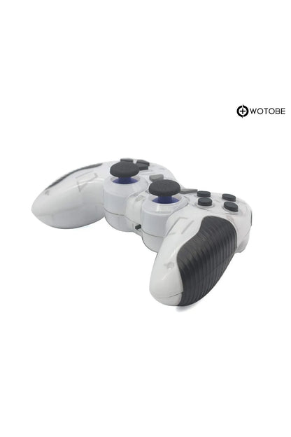 2.4g Ps1 Ps2 Ps3 Pc Android Tv Tv Box Android Telefon Uyumlu Titreşimli Kablosuz Joystick Beyaz