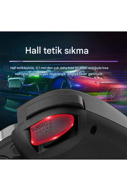 BSP-D8 Bluetooth 5.2 Android/Ios Tablet Telefon Uyumlu Mobil Telefon Tutucu Joystick Gamepad