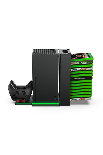 Dobe Tyx-0667 Xbox Series X Oyun Hazneli Led Şarj Stand Soğutucu