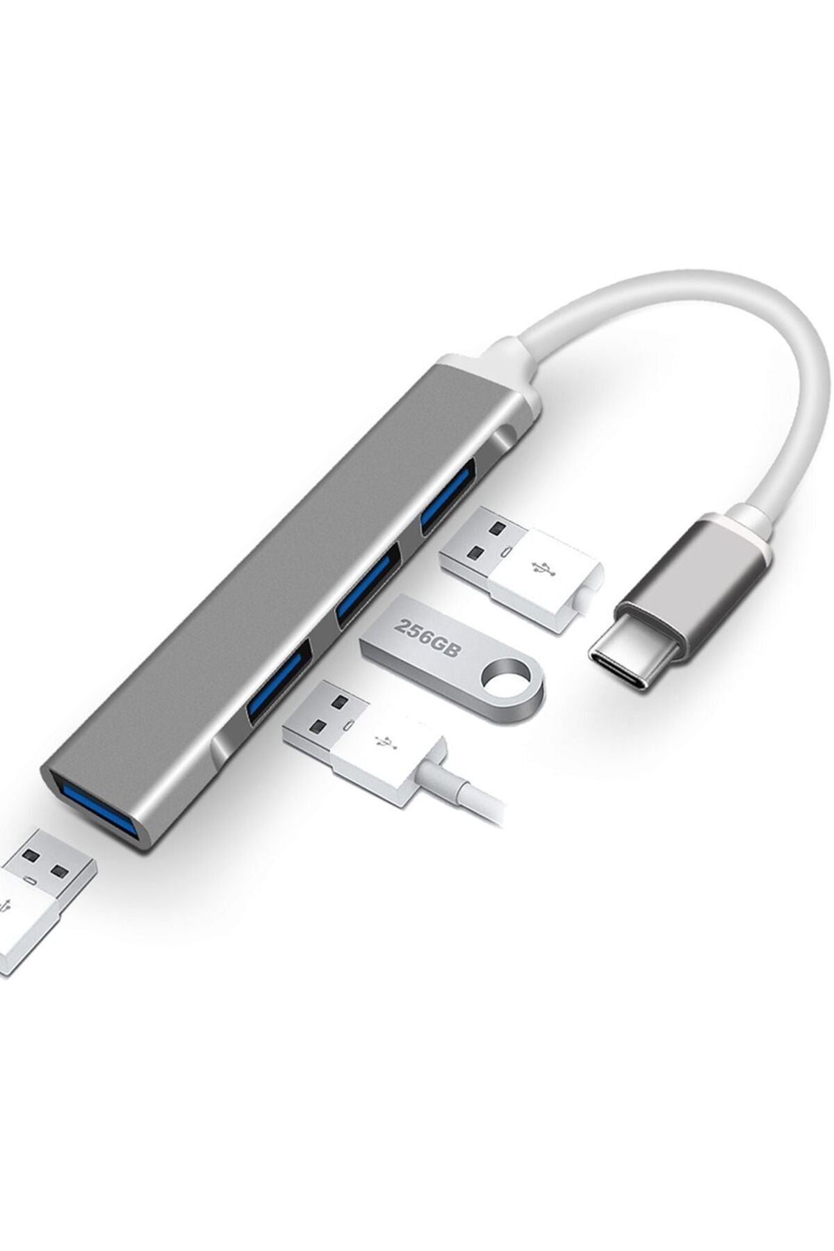 Type-c 4 Port Usb 3.1 Hub Çevirici Çoğaltıcı