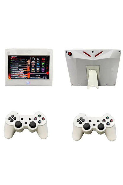 Pandora 10inç Hd Lcd Ekranlı 20000 Oyunlu Kablosuz Çift Kol Retro Arcade Şarjlı Oyun Konsolu Siyah
