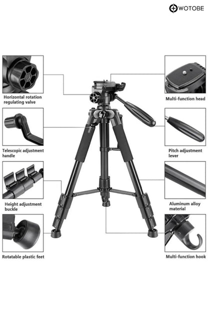 Çantalı Ayarlanabilir Profesyonel Telefon Kamera Sabitleyici Tripod