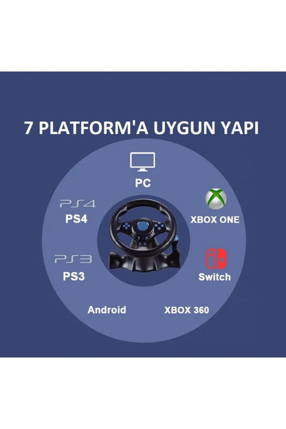 Pc Ps4 Ps3 Xbox Android Switch Uyumlu Direksiyon Seti Siyah