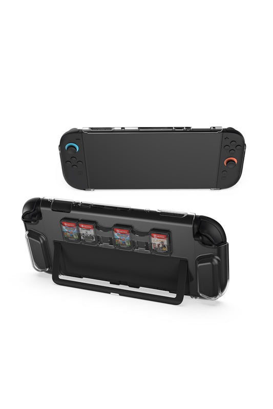 Nintendo Switch-2 Uyumlu MicroSD Tutucu Şeffaf kristal Koruyucu Kılıf-TNS-3155
