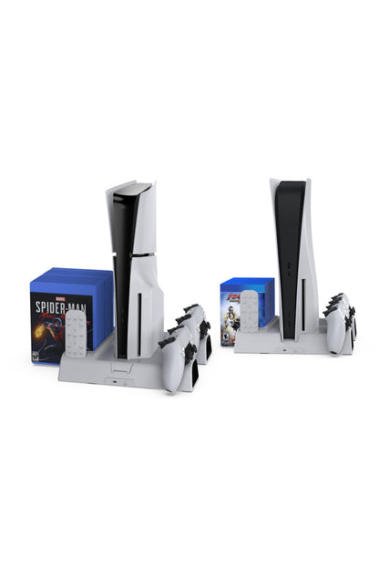 Tp5-3532b Ps5 Slim Ve Tüm Ps5 Modeller Ile Uyumlu Multi Fonksiyon Soğutma Ve Şarj Standı