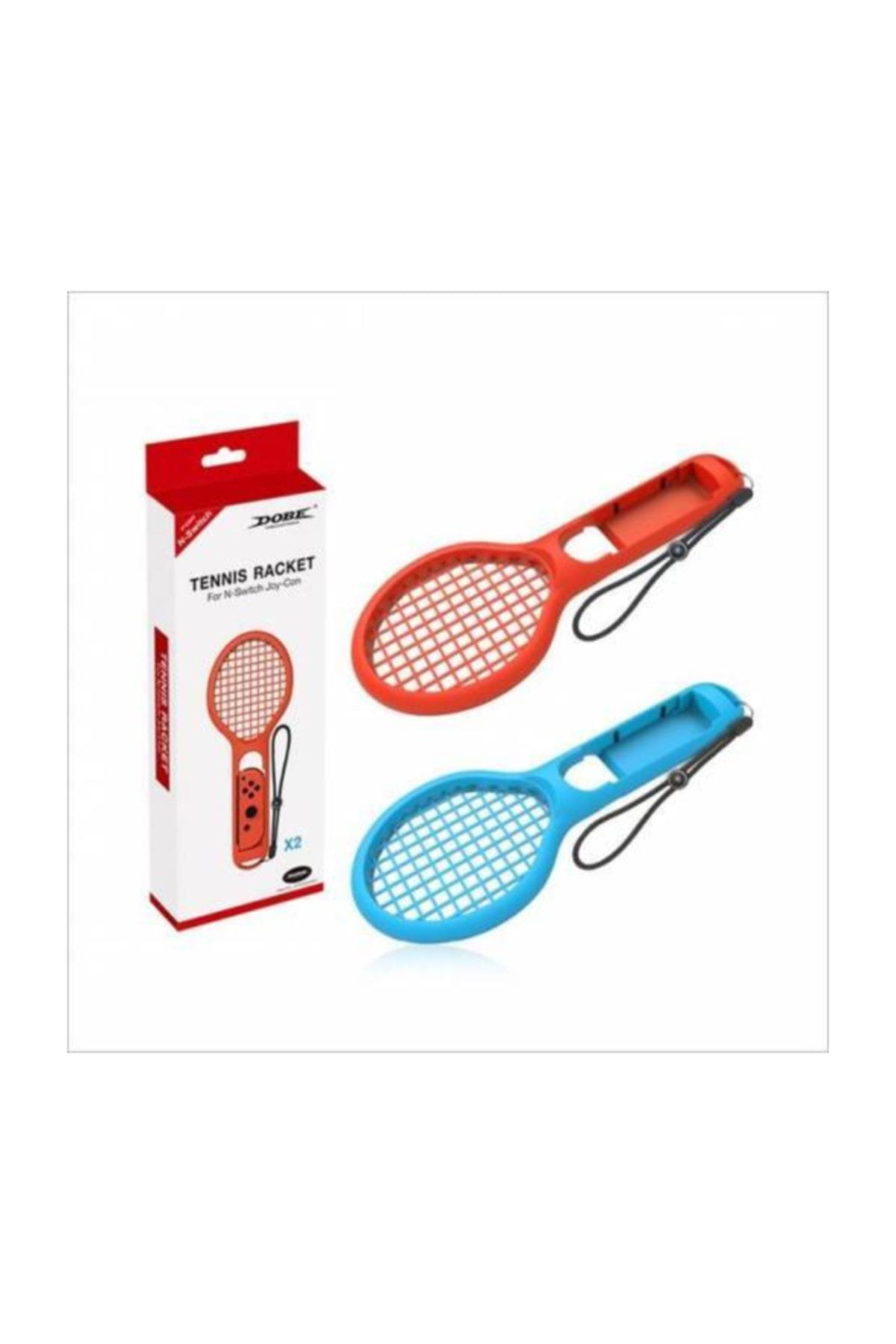 Nintendo Switch Joycon Tenis Raket 2li Paket Dobe Tennis Raket Joy-con