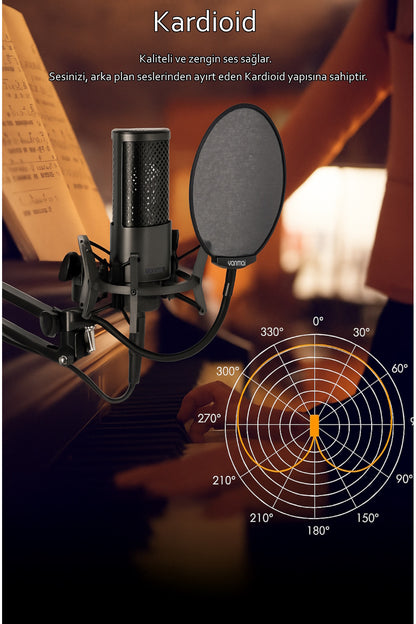 MICPRO X2 Kardioid Condenser Stüdyo Mikrofonu