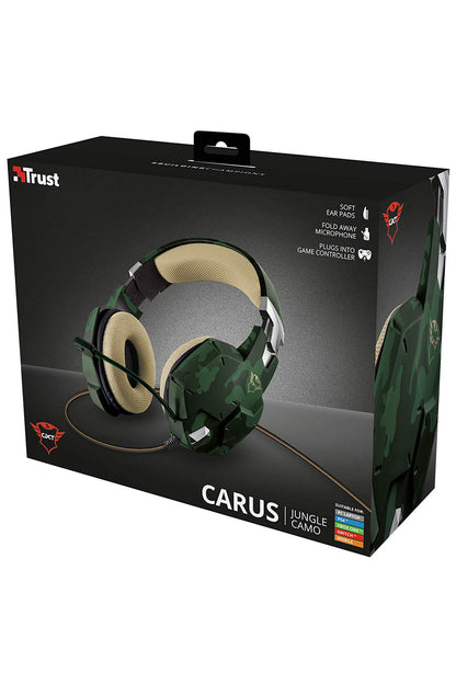 Gxt 322c Carus Yeşil Kamuflaj Gamer Kulaklık Siyah
