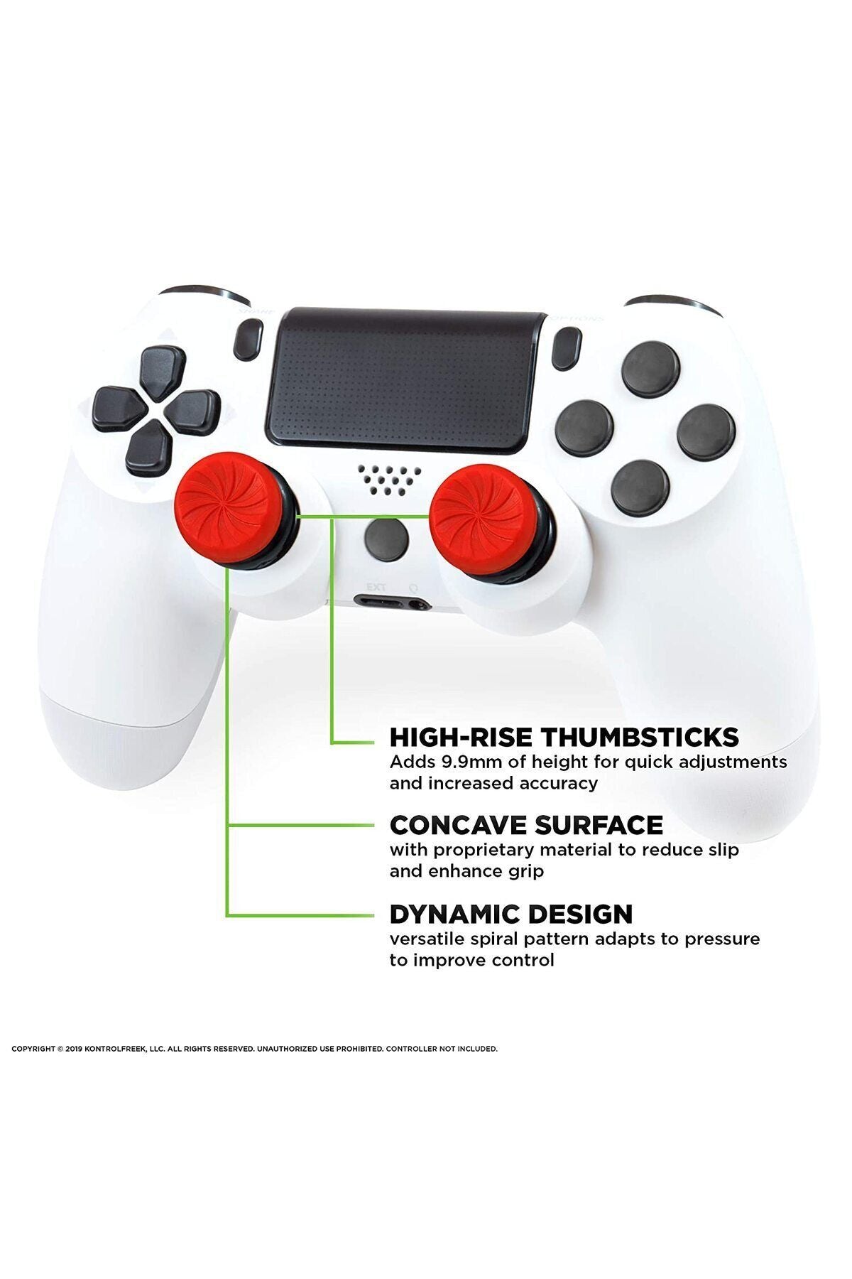 Inferno Ps4/ps5 Fpsfreek Performans Analog Koruyucu Ve Yükseltici Kırmızı
