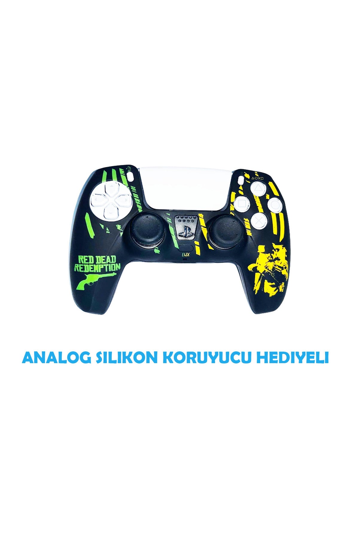 PS5 Dualsense Red Dead Redemption  Koruyucu Silikon Kılıf + Analog silikon Koruyucu