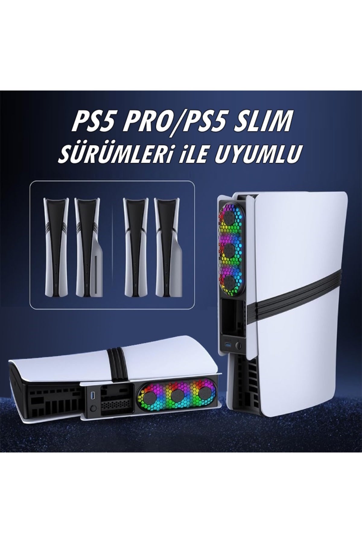 P5228 PS5 Pro/PS5 Slim RGB Soğutucu Fan