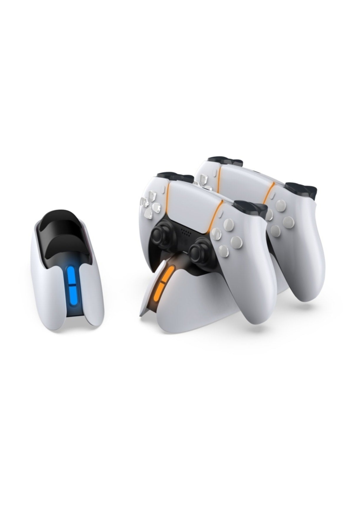 P5-5103 Led Işıklı Ikili Ps5 Joystick Kol Şarj Stand