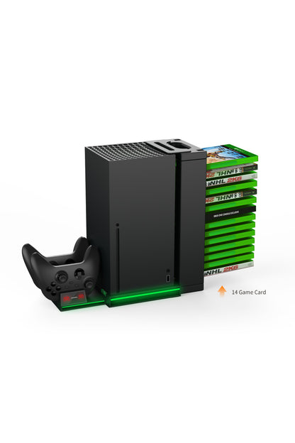 Dobe Tyx-0667 Xbox Series X Oyun Hazneli Led Şarj Stand Soğutucu