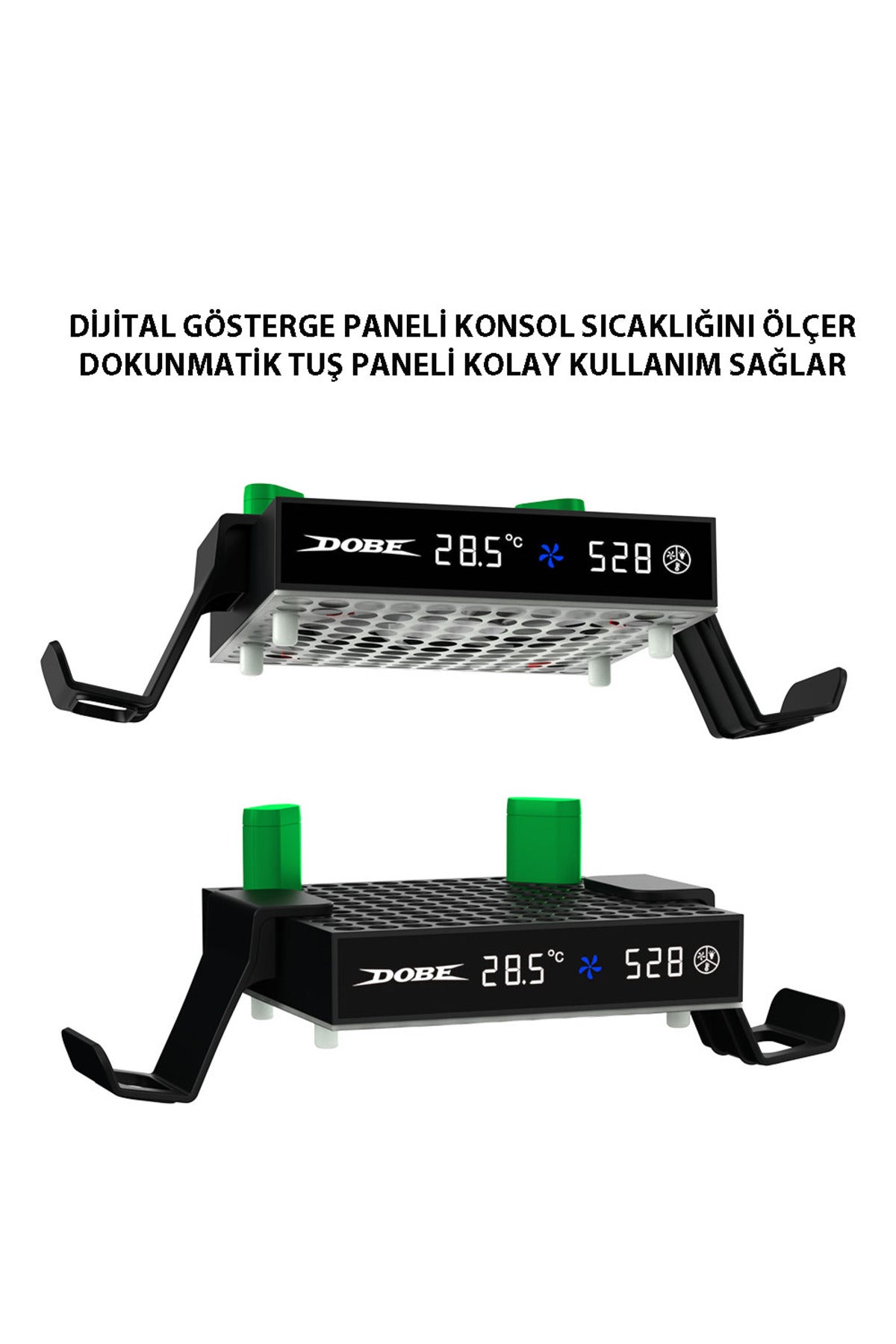 Tyx-3606 Xbox Series X 2 Adet 1200mah Pil Soğutucu Fan Ve Joystick Standlı Ünite