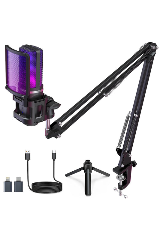 A68S RGB USB Profesyonel Mikrofon