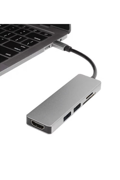 5in1 USB Type-C HDMI Girişli USB Çoklayıcı - C51U