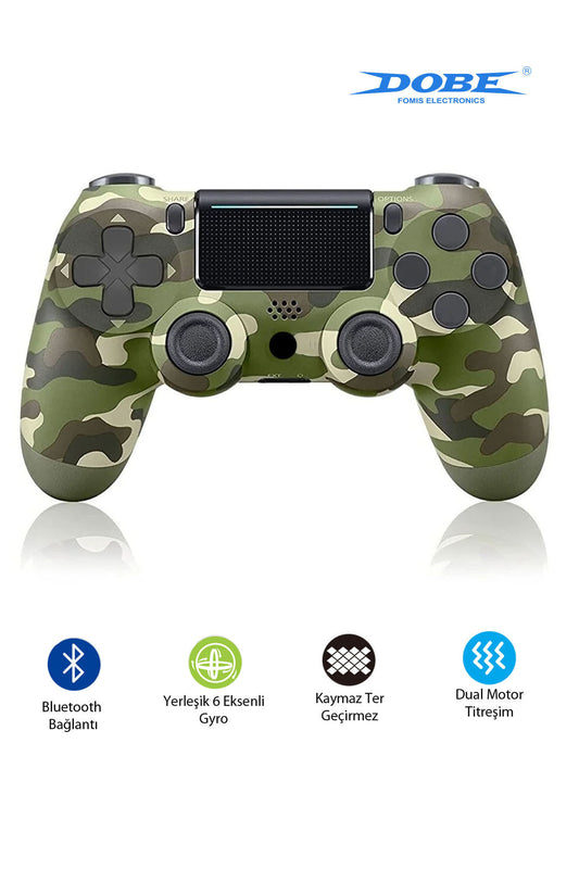 Ps4-pc-android Box-android-Apple Uyumlu iOS Telefon Tablet Titreşimli Bluetooth Oyun Kolu