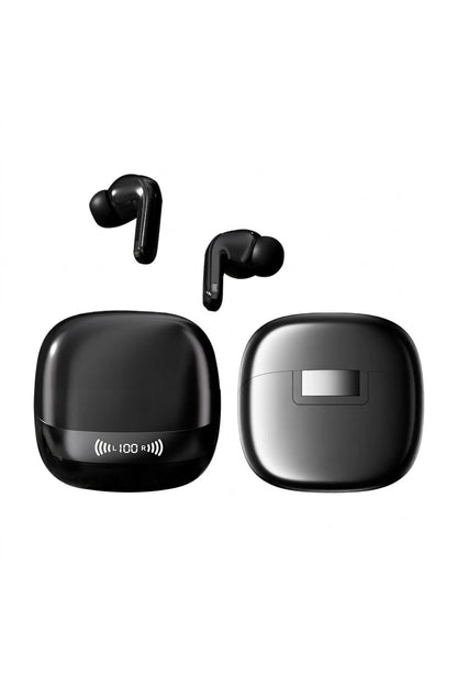 Dijital LED Ekranlı ANC/ENC Çift Gürültü Engellemeli Bluetooth 5.4 Kulak İçi Kulaklık - BTWX