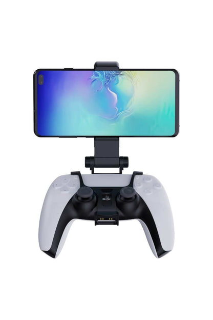 Ayarlanabilir Ps5 Oyun Kolu Telefon Tutucu Siyah