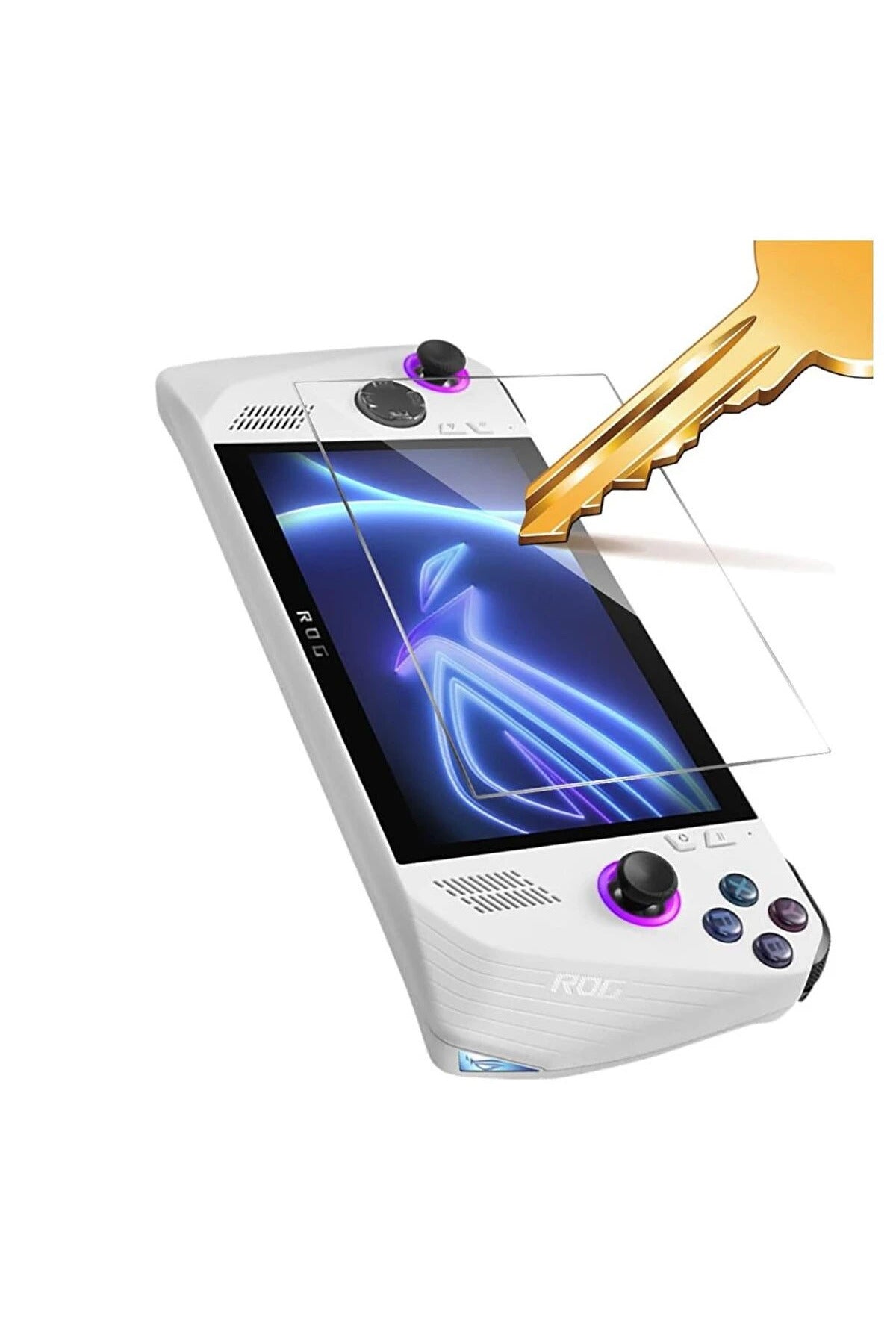 Ekran koruyucu  ROG Ally X uyumlu [7 inç]  Nano 9H Cam Ekran Koruyucu-2 Adet