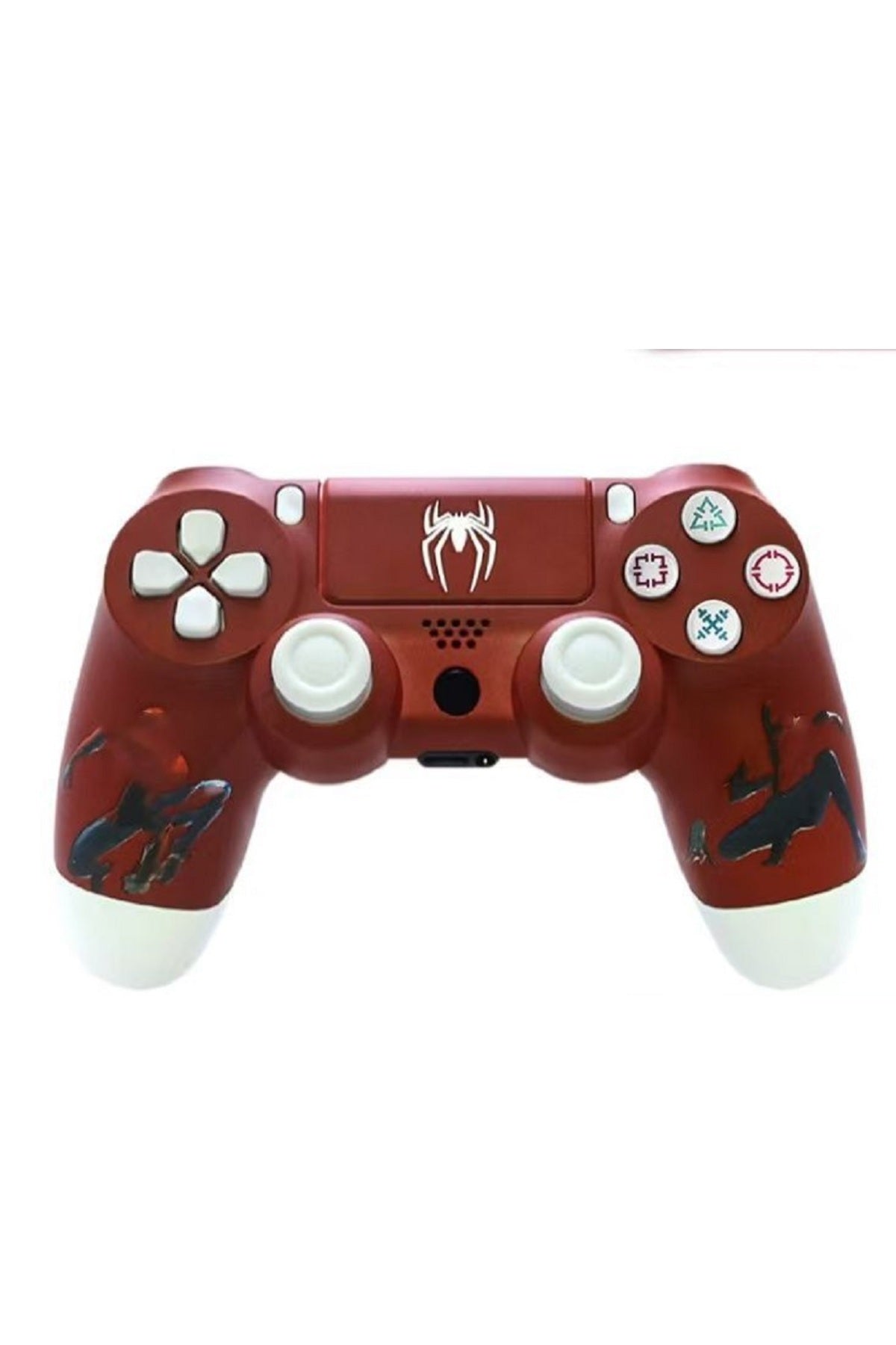 Ps4-pc-android Box-android-Apple Uyumlu iOS Telefon Tablet Desenli Titreşimli Bluetooth Oyun Kolu Model-4