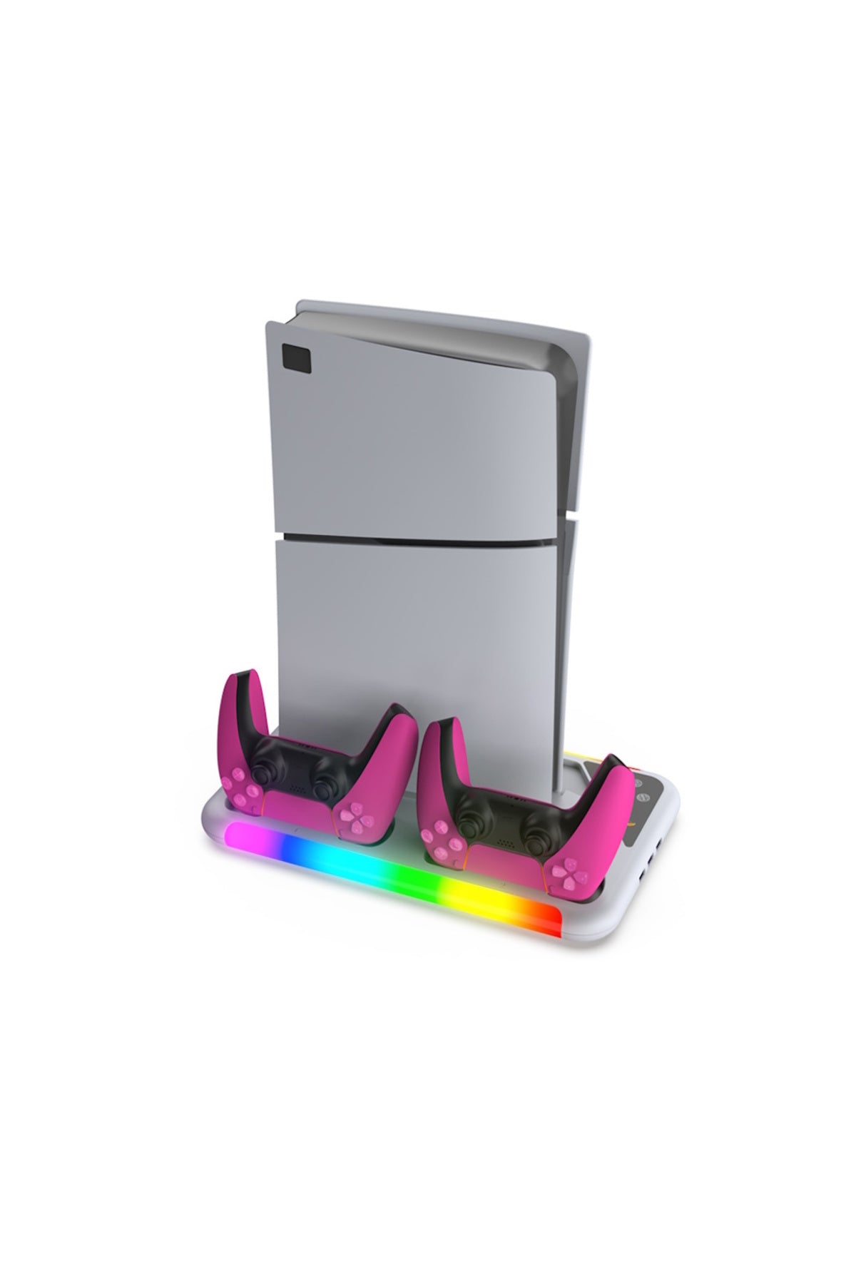TP5-3557D Beyaz P5/P5 Pro/P5 Slim RGB Şarj İstasyonlu Soğutucu Fan