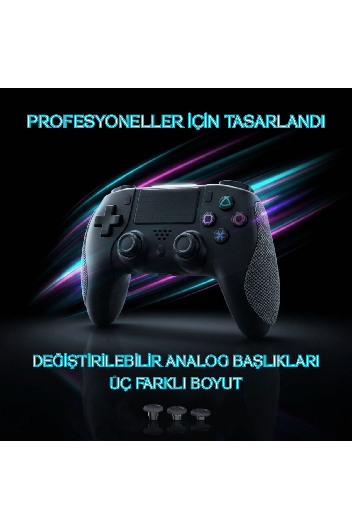 Ps4 Pc Uyumlu Oyun Kolu Tp4-0421 - Titreşimli Tam Fonksiyon Gamepad (Videolu Ürün)